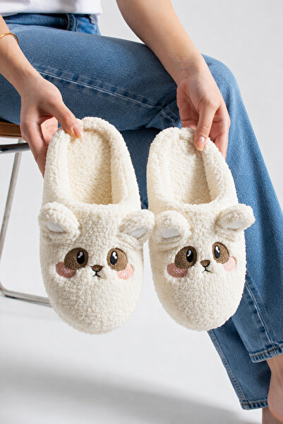 STOCON Soft Bunny Cute Rabbit Women's Winter House Slippers Non-Slip Sole Dow...