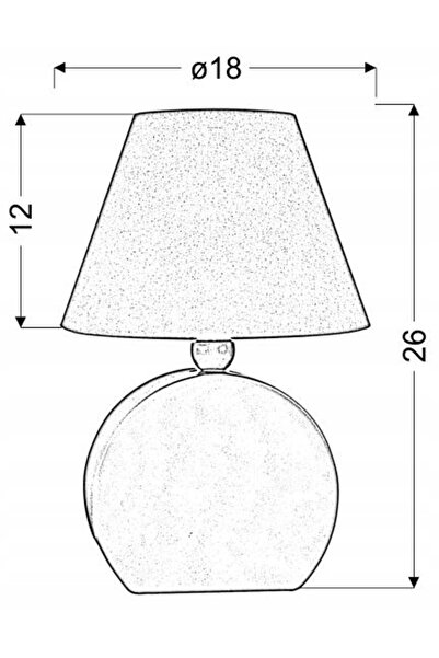 NO BRAND Lampă de masă pentru copii OFELIA 41-62461 Candellux