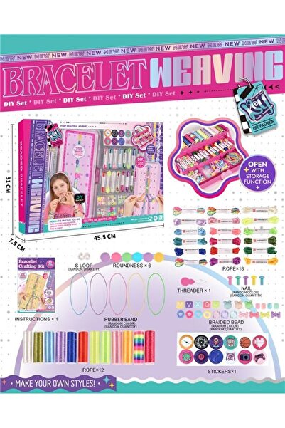 Blue Toys Σετ Ομορφιάς για Κατασκευή Βραχιολιών και Περιποίηση Νυχιών με Αξεσ...