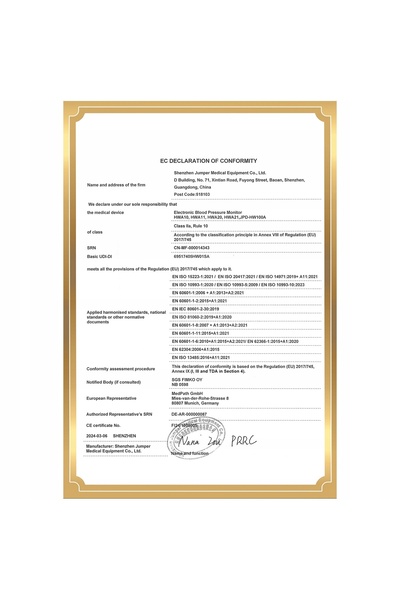 NO BRAND Tensiometru medical de încheietură Jumper HWA21 Vorbitor în poloneză...