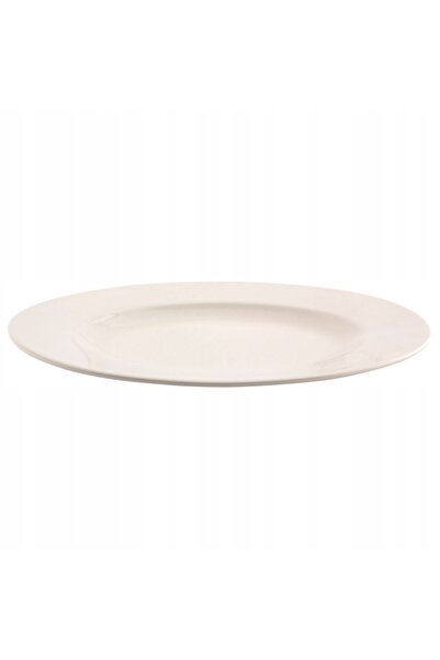 NO BRAND ALTOM MARIAPAULA NOVA ECRU SEMILUNĂ OVALĂ 24 CM CREMOS