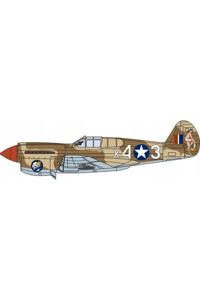 Oxford P-40E WARHAWK 85 SQN USAF AFRICA DE NORD 1943 - 1/72