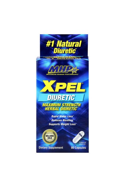Mhp , XPEL®, Maximum Strength Herbal Diuretic, 80 Capsules