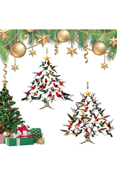 Generic Brand Christmas Decoration, Hummingbird Christmas Ornament, 2D Acryli...