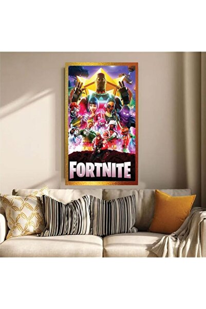 Generic Edge ''Fortnite'' Digitally Printed Wall Poster with Photo Frame by S...
