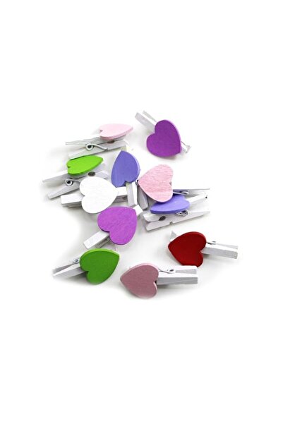 Generic Brand Wooden Decorative Clips 3cm Set of 12pcs Perfect for Crafting, ...