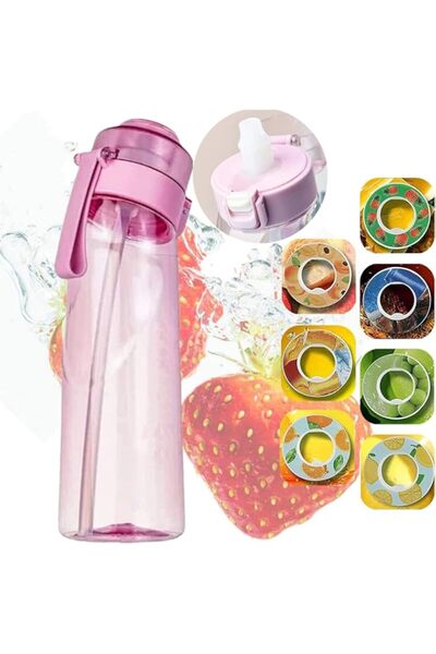 Generic Flavored Water Bottle With Straw