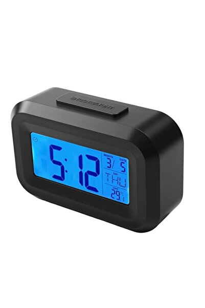 Generic Bukela Small Digital Travel Clock with Backlight, Mini Bedside Alarm ...