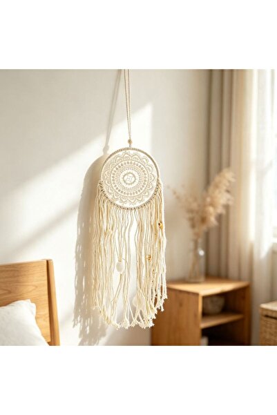 idei 1 Bucată Capcană de vise macramé 58 cm, decor suspendabil boho pentru pe...