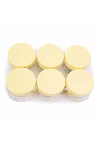 Generic Plastic Round Food Container Transparent 200ml With Yellow Cover