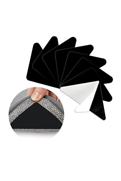 Generic Brand EKIND Black Reusable Rug Gripper Anti Slip Carpet Tape, Dual Si...