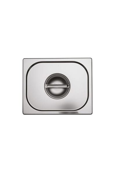 Generic Ozti Stainless Steel Gastronorm GN 2/1 Container Lid, 65 cm Length x ...