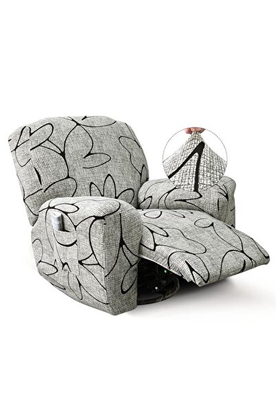 Generic Brand Iauddy Recliner Slipcover-Stretch Soft Slip Reclining Chair Sli...