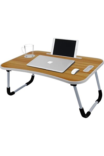 Generic In-House Wood Folding Laptop Table, FS-3754, H5 x W44 x D65 cm