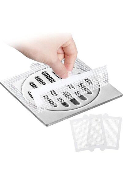 Generic 30 Pack Disposable Shower Drain Hair Trap, 12.7cm Dual Ear Mesh Water...