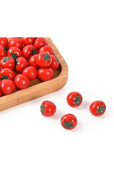 Generic Fake Mini Cherry Tomatoes, Artificial Fruit Lifelike Simulation Red T...