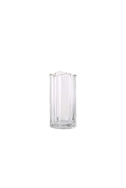 Generic Large Glass Vase for Flower Grey Vase Heavy Cylinder Vase Home Decora...