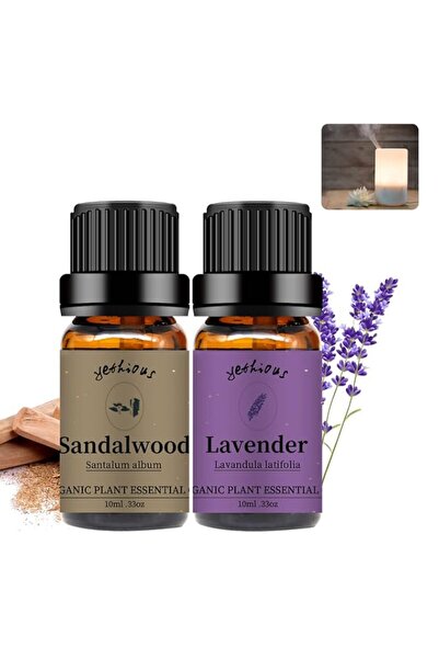 Generic Brand yethious Sandalwood Lavender Essential Oil Set 2 Pack 100% Pure...