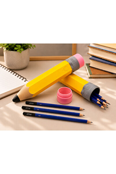 farist Giant Pencil-Shaped Pencil Case – 32X6 cm Decorative 3D Printing Pen H...