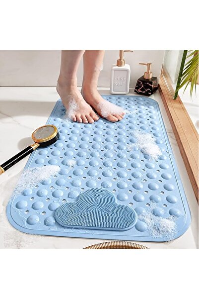Generic Non Slip Bath Mat Shower Mats with Feet Massage, Eco-Friendly PVC Ant...