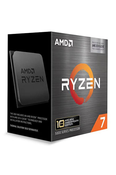 Amd RYZEN 7 5800X3D 8çekirdekli 96MB VGA Yok AM4 Kutulu-Fanlı 105w