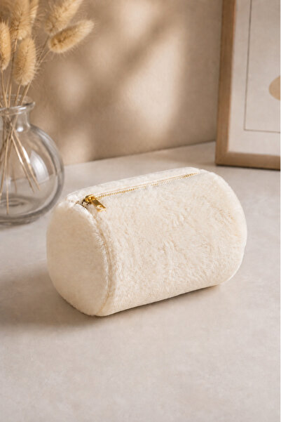 Tiny Feet Plush Makeup Bag, Cosmetic Organizer, Skin-Care Products Bag