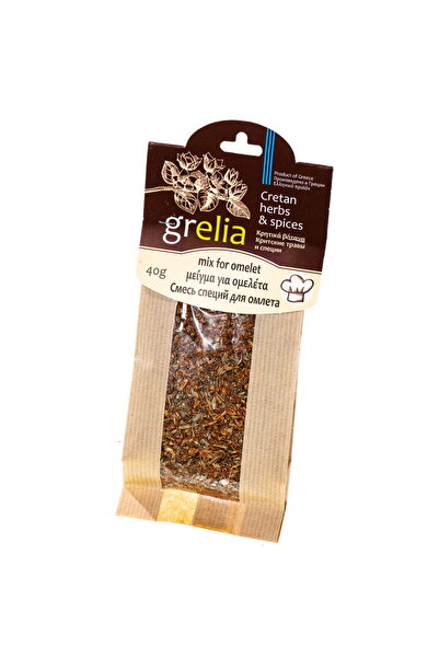 Grelia Mix pentru Omletă 40g – Condimente grecești pentru ouă și mic dejun