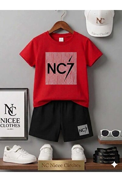 Leto Lykia TRIUNȚĂ ȘI PANTALONI SCURȚI DE VARĂ PENTRU COPII UNISEX (NC 7 IMPR...