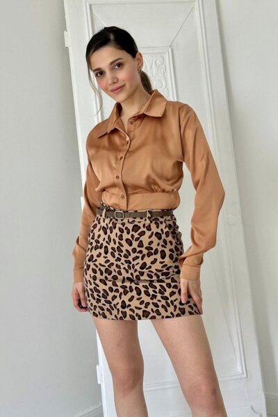 LUMU Kamel Waist Corset Shirt