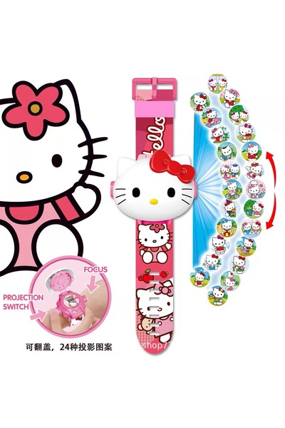 synshop Sevimli Kedi Hello Kittyyy Desenli Desenli Figür Projeksiyonlu Çocuk ...