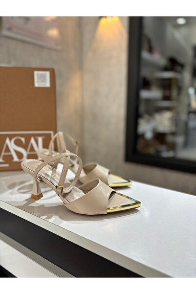 ASAL ayakkabıcılık Volare Original Shoe Design Iron Tip Heel Sandals