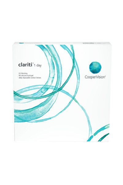 CooperVision Clariti 1 Day Pack Of 90, Daily Disposable Contact Lenses, Clear Contact Lenses