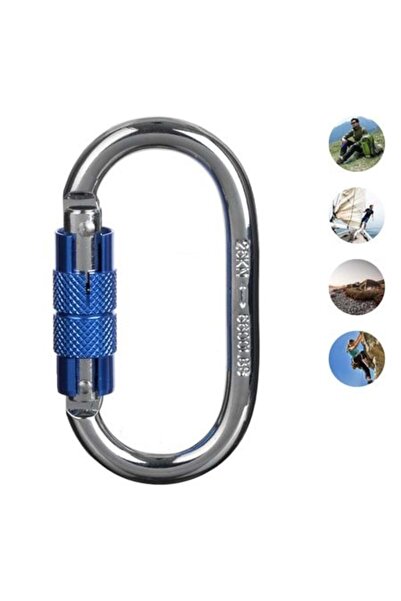 OEM Silver Blue Carabiner Hook 11cm