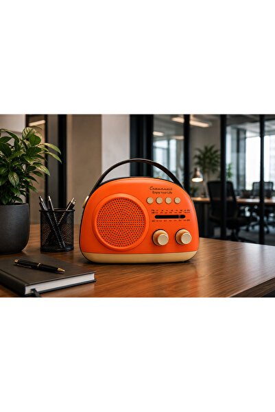 crownwell Taşınabilir Bluetooth Retro Radyo Arizona Serisi / Blue