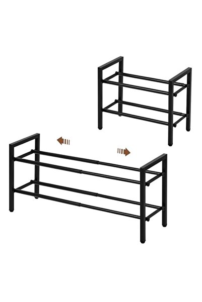 Generic SALADAYS 2-Tier Expandable Shoe Rack, Adjustable Shoe Storage Shelf O...