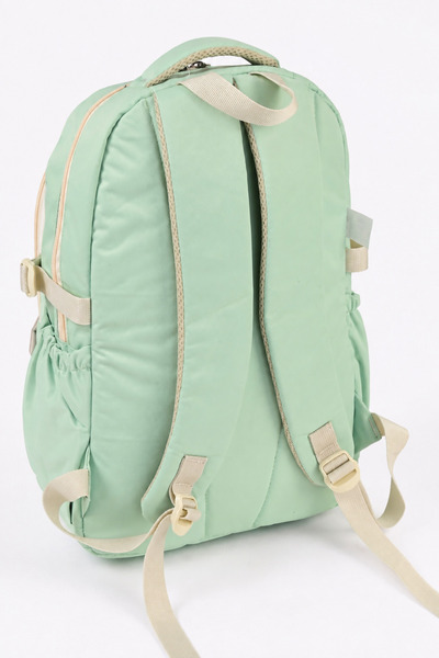 WANDER BAG 7340 Korean Style Multi-Compartment, Large Internal Volume, Water Bottle Pocket School and Daily Use Backpack