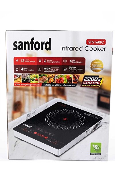 Sanford طباخ فردي بالأشعة تحت الحمراء بقوة 2000 واط SF5160IC BS