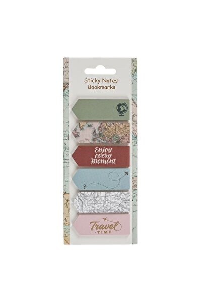 BAMI NETWORK Indexi adezivi model harta glob hartie 5.5x2cm birou