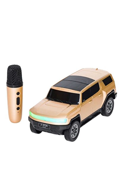 Generic P378 Rgb Light Suv Car Shape Karaoke Speaker with Mic and Bt Speakerp...