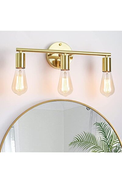 Generic ABUDA Modern 3-light vanity light, 3 Light Bathroom Light, gold light...