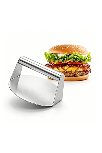 Generic Stainless Steel Burger Press, Non-Stick Hamburger Maker Tool for Gril...
