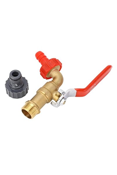 Generic Brass Irrigation Hose Bibb Male Water Valve Quick Opening Inlet G1/2i...