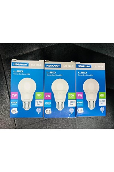 Generic Megaman Led CLA 7w 6500k Day Light E27 Pack of 3 pcs