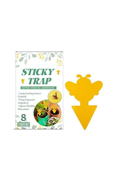 Generic Double-Sided Yellow Sticky Trap for Fruit Flies & Fungus Gnats - Non-...