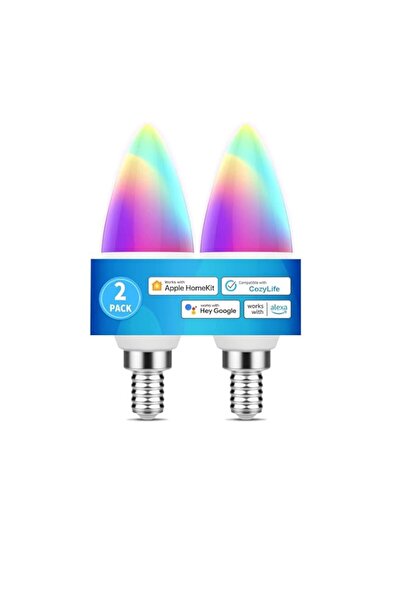 Generic Redare Homekit Smart Bulb E14,Smart WiFi LED Bulbs Compatible with Ap...