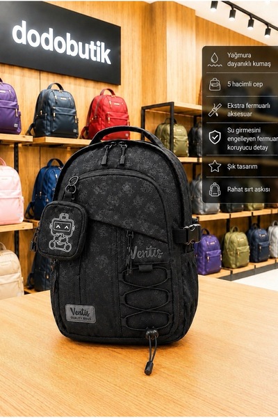 DodoButik Large Size, Water Resistant, School Bag