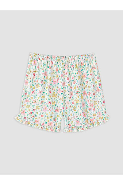 LC Waikiki Sparkling Choices by Shining Store Women's Floral Shorts with Wais...