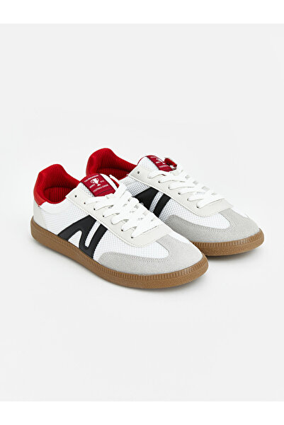 LC Waikiki Lcw Steps White Suede Look Men's Sports Shoes