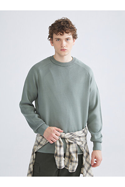 LC Waikiki Rmz Gi̇yi̇m Farkiyla Zero Roba Collar Men's Knitwear Sweater