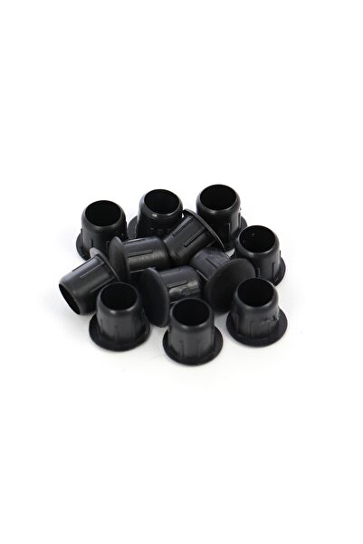 OEM Plastic plug, for masking table legs, 10 mm, black, set of 12 pieces